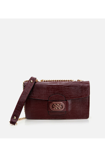 Hotiç Genuine Leather Claret Red Women's Bag