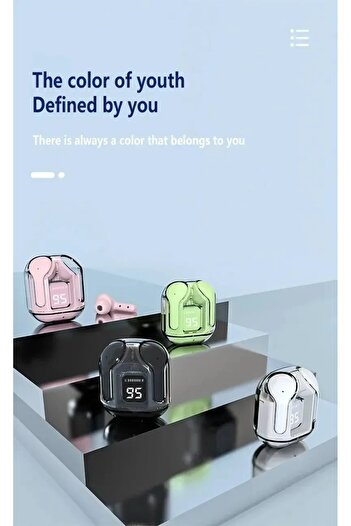Wingereich W31 True Wireless Stereo In-Ear headphones, Bluetooth 5.3, LED battery display, green color