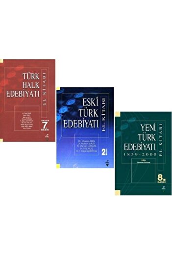 Grafiker Yayınları Yeni Türk Edebiyatı - Eski Türk Edebiyat - Türk Halk Edebiyatı El Kitabı /3kitap TELEFON TUTUCU HED