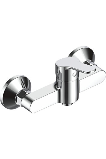 ferrara La Brocca NAPOLI P300C405 shower mixer, Slim design, Water saving, sanitary brass, Chrome finish