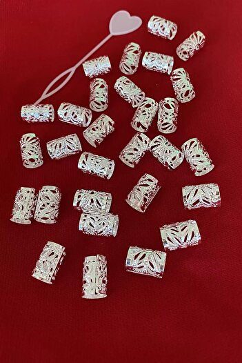 Zeysum Silver Color Hair Earrings 30 Pieces Clasp Set