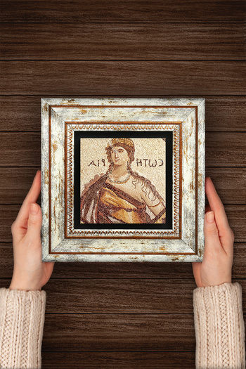 Pinecone Soteria Mosaic Stone Wall Painting Πλαίσιο Διακόσμηση τοίχου Τέχνη τοίχου