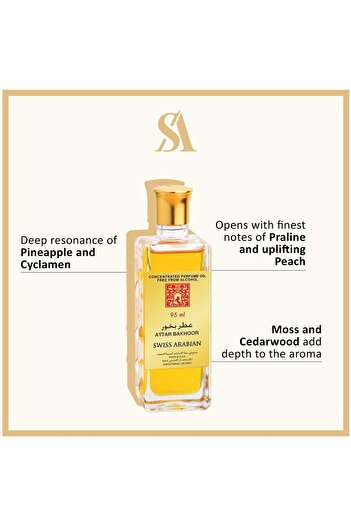 SWISS ARABIAN Swiss Arabian Attar Bakhoor Concentrated Perfume Oil 95ml