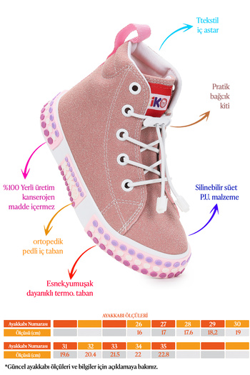 Kiko Kids Παπούτσια καθημερινά ελαστικά κοριτσίστικα παπούτσια Gamel