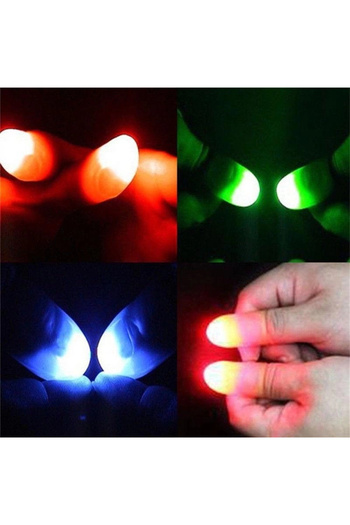 TTT Colorful Magic Finger Joke with Led Lights
