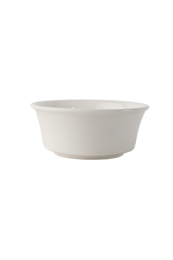 SQUALO Round Porcelain Bowl with Wide Rims, Elegant and Modern Design - White 16.5x16.5x6.8 cm