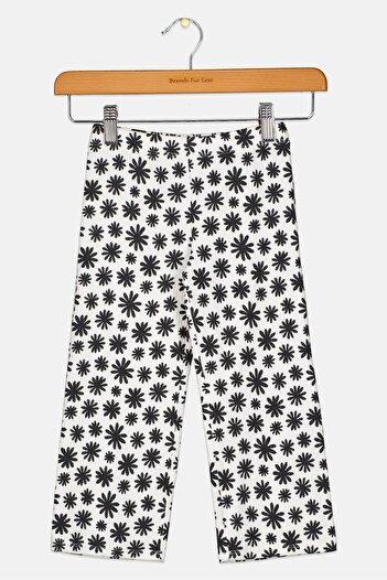 GAP Toddlers Girl Allover Print Pull On Pants, Multicolor