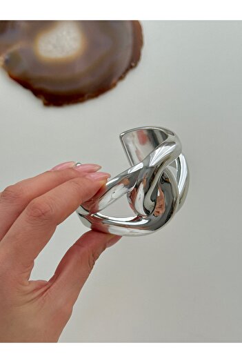 YOUES JEWELRY Women's Thick Handcuff Bracelet Acrylic Handcuff Bracelet