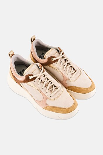 Geox Women Lace Up Casual Shoes, Multicolor