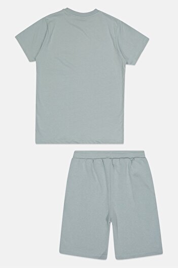 Nicce Kids Boy 2Pcs Short Sleeve T-Shirt And Shorts Set, Grey