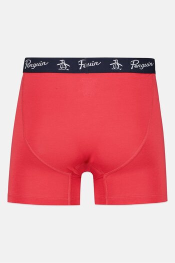 Original Penguin Men 4 Pieces Brand Logo Boxer Briefs, Multicolor