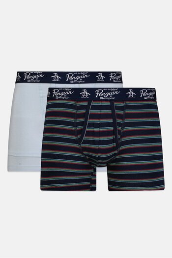 Original Penguin Men 2 Pieces Allover Print Boxer Briefs, Multicolor
