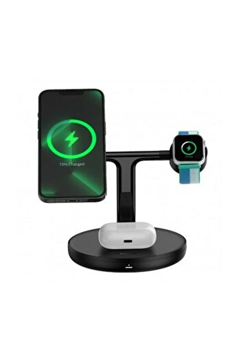 Baseus Swan 3in1 Wireless Charger 15W 1.67A Black WXTE000101