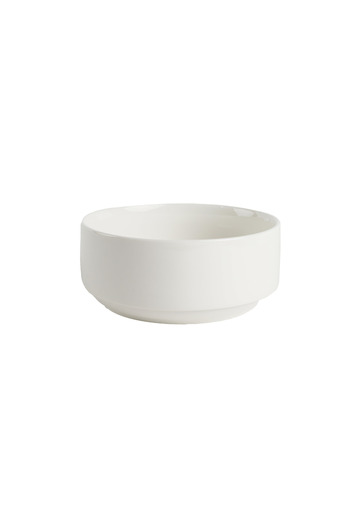 SQUALO Round (porcelain) bowl with an elegant and modern design - white 13x13x5.4 cm