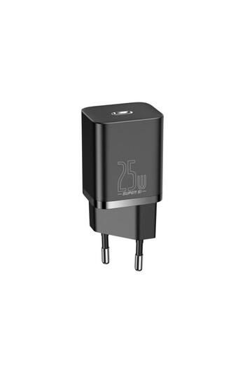Baseus Incarcator Retea Super Si 25W 3A 1 x USB-C Negru CCSP020101