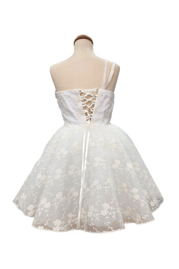 fantasialand Occasion Dress with Corset for Girls, Iris Model, Ivory