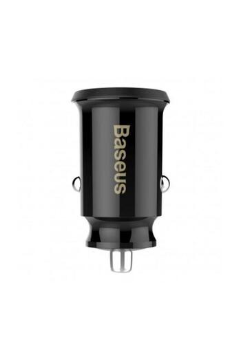 Baseus Grain Car Charger 10W 2.4A 2 x USB-A Black CCALL-ML01