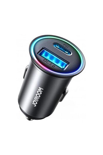 Joyroom Incarcator Auto JR-CCN04 60W 3A 1 x USB-A - 1 x USB-C Negru