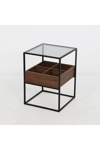 Tasamem Dafia glass top table
