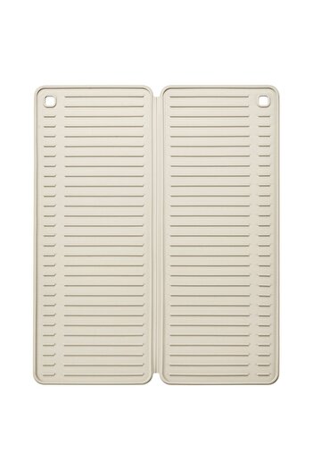 IKEA RINNIG Dish drying mat, beige, 51 x 42 cm