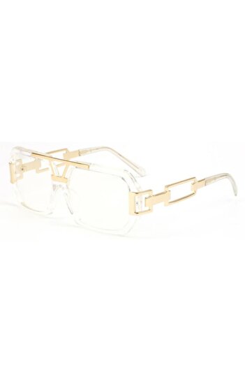 Zamo Rame Ochelari, Zamo, CZL 4027T, Protectie UV400, Model Rectangular, Rama Aurie, Lentile Transparente