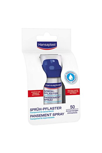 Hansaplast Spray Pansament, Hansaplast, Transparent, Impermeabil si Respirabil, Trateaza Ranile Minore, 32.5ml