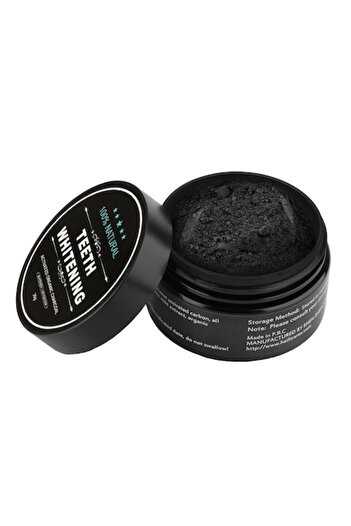 OEM Bamboo Activated Charcoal Powder for Teeth Whitening, 100% , Mint Flavor, 30g