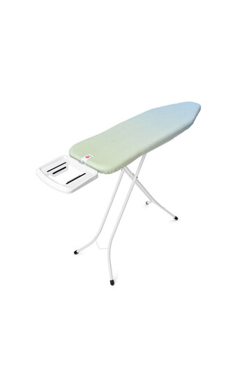 Brabantia Ironing Board B 1008892, 124x38 cm, 7 positions, Large iron stand, Green/Light Blue