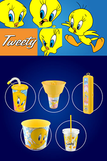 Waldern Home Tweety Patterned Children's Hobby Set - 5 Piece House Set