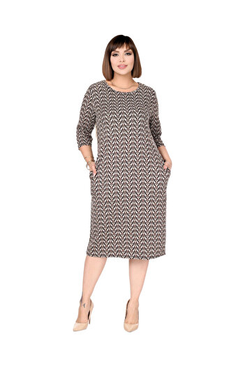 rotop Erica day dress, with pockets and 3/4 sleeves