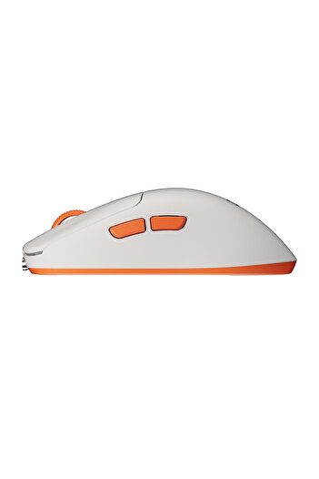 QwertyKey Mouse Gaming Falcon Alb 8K, 30.000 DPI, Bluetooth Wireless Trio Mode, Pixart 3950