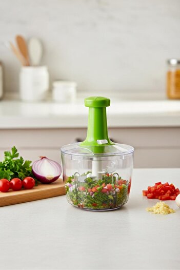 EWs XXL Basmali Hand Rondosu Vegetable and Fruit Chopper 2.5 Lt 2 Pieces