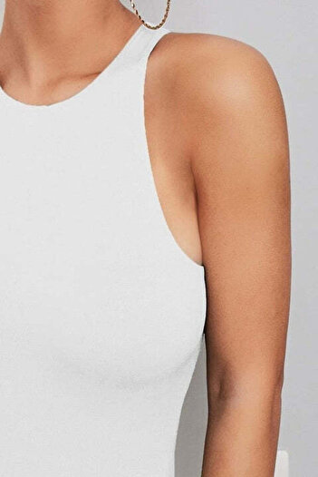 StreetWear Outlet Women's Bodysuit, Tank Top Style, Solid Color, Slim-Fit