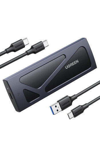 Ugreen Carcasa SSD, M.2 NVMe Ugreen, 10Gbps, gri