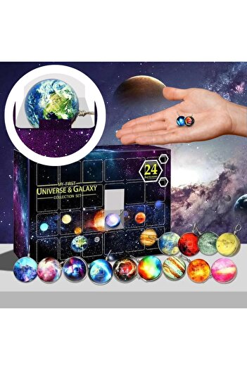 Other CALENDAR DE ADVENT PLANETA SPAȚIU UNIVERS SISTEM SOLAR PANDANTIVE 24