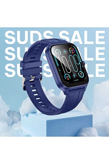 Hoco Smartwatch Sport Y27, Bluetooth 5.0, Apel, Display 1.95”, 230mAh, Albastru