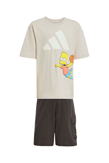 adidas Unisex Child Set T-shirt and Shorts Multicolor SPORTSWEAR-JL9196 WONBEI