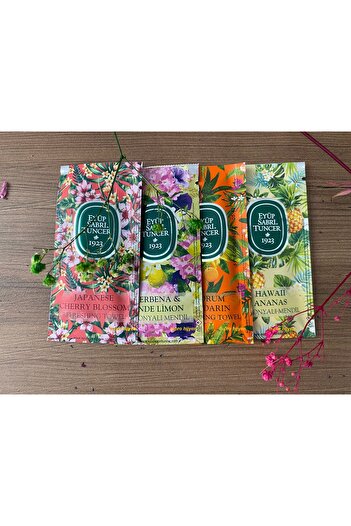 Eyüp Sabri Tuncer Wet Wipes 100 Pieces, Bodrum Mandarin, Hawaiian Pineapple, Verbena and Japanese Cherry