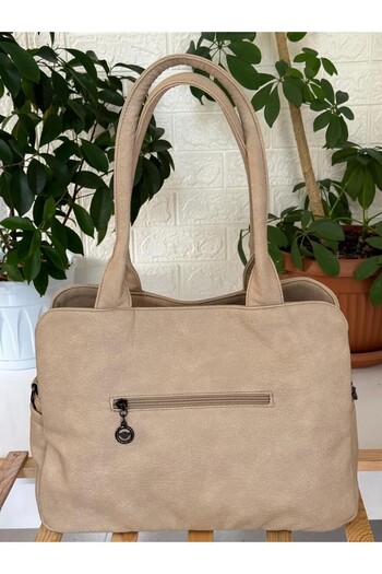 Mega & Polo Mega Women's Arm Bag 8 Compartments Fully Lined Inside Lightweight Design Shoulder Bag