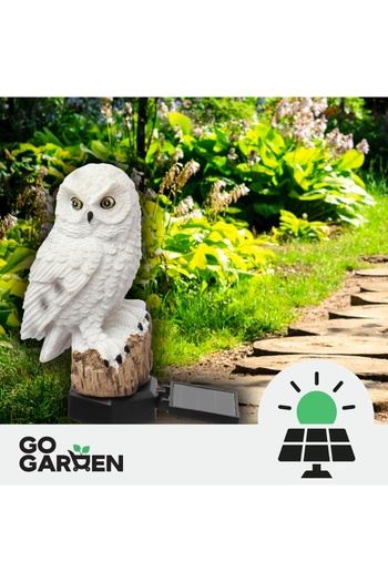Other LED Solar Owl Garden Light, Waterproof, Dusk to Dawn Sensor, Large