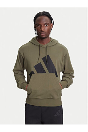 adidas Men's Sweatshirt multicolor SPORTSWEAR-JE8892 OLISTR/BLACK