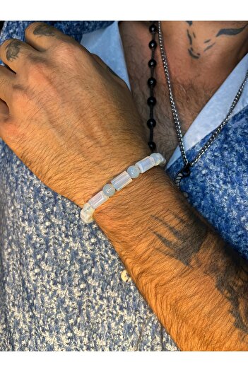 Mos Tespih Opal Original Natural Stone Bracelet
