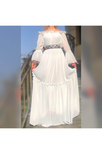 Ie Traditionala Madalina long stylized dress