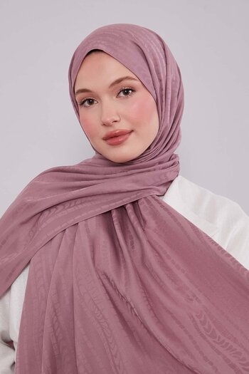 Levidor Lilac Mixed Stripe Pattern Green Shawl