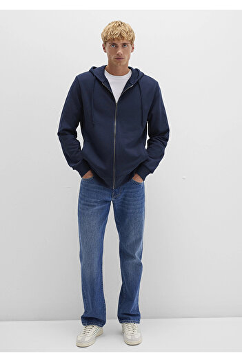 Mavi 0S10423-70490 Crew Neck Navy Blue Sweatshirt