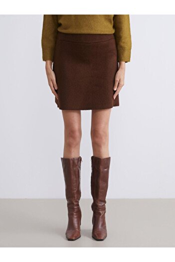 LC Waikiki Elastic Waist Knit Mini Skirt (W5)