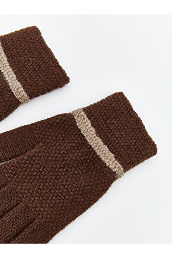 LC Waikiki Embroidered Knitwear Women's Gloves (W5)