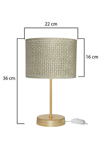 AG LightDesign Green Lampshade Double 2-Piece Bedroom Living Room Modern Stylish Table Lamp