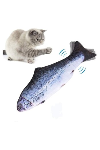 Doty Realistic Moving Fish Toy for Cats Purrfect Paddler