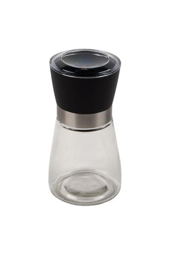 SHOPIENS Râșniță de sticlă transparentă pentru sare și piper
